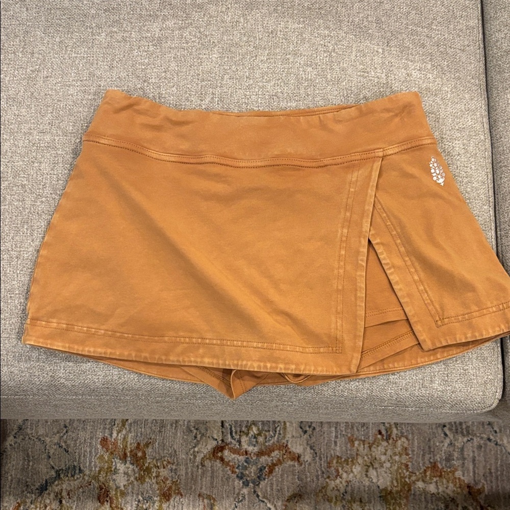 FP Movement by Free People Brown Wrap Skort